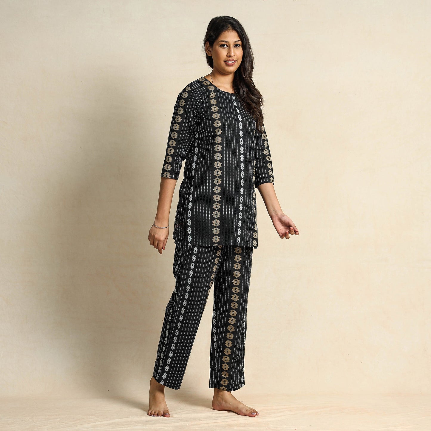 jacquard night suit