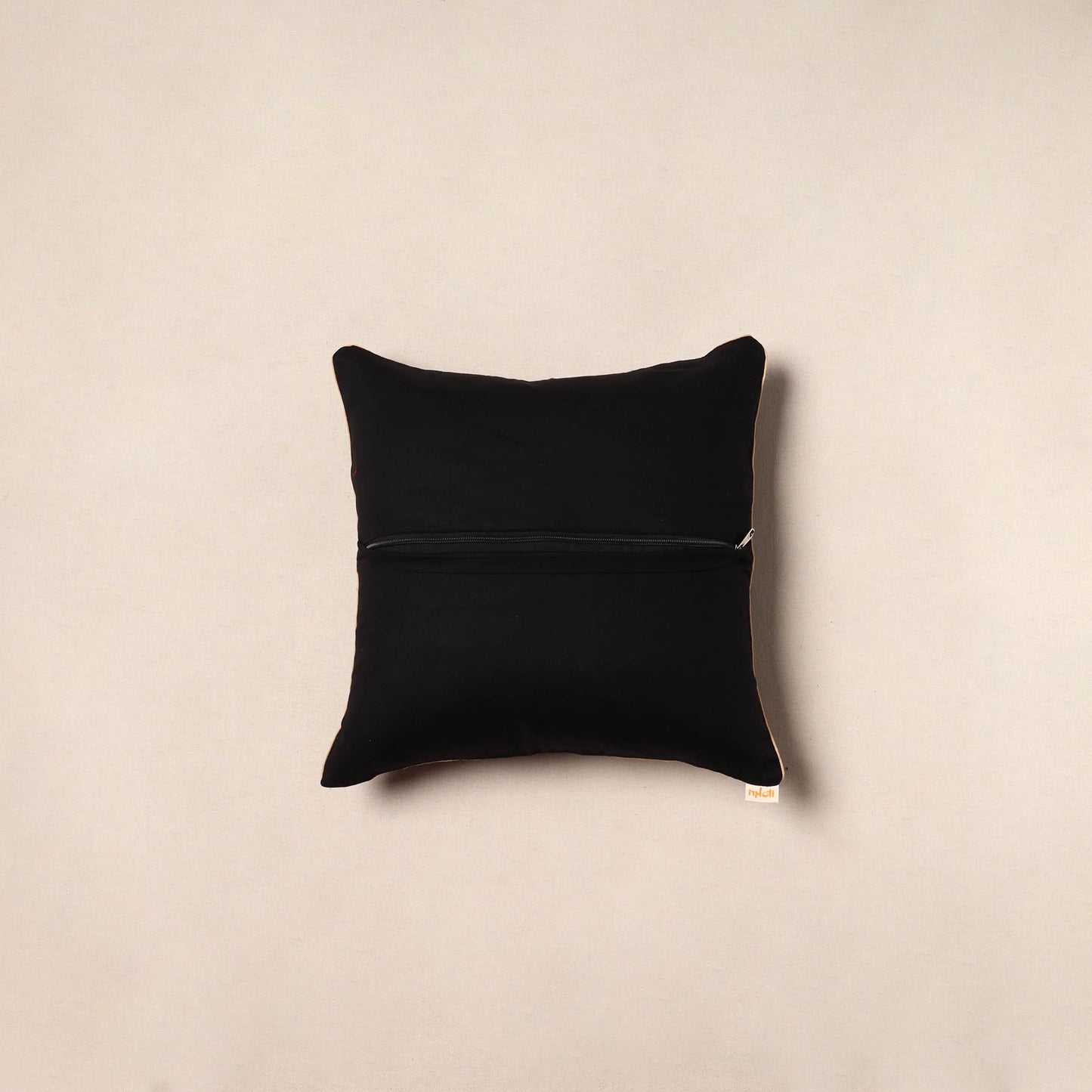 Jacquard weave cotton cushion cover 51 - handcrafted