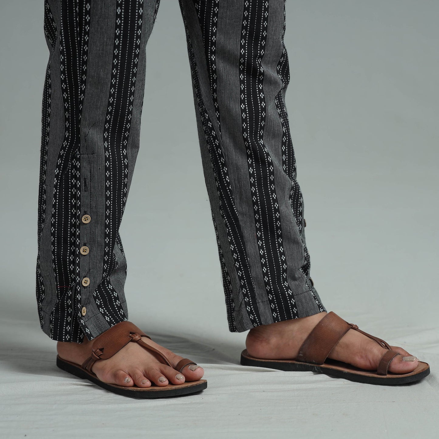 Jacquard Weave Cotton Elasticated Pant 11 Online at iTokri.com