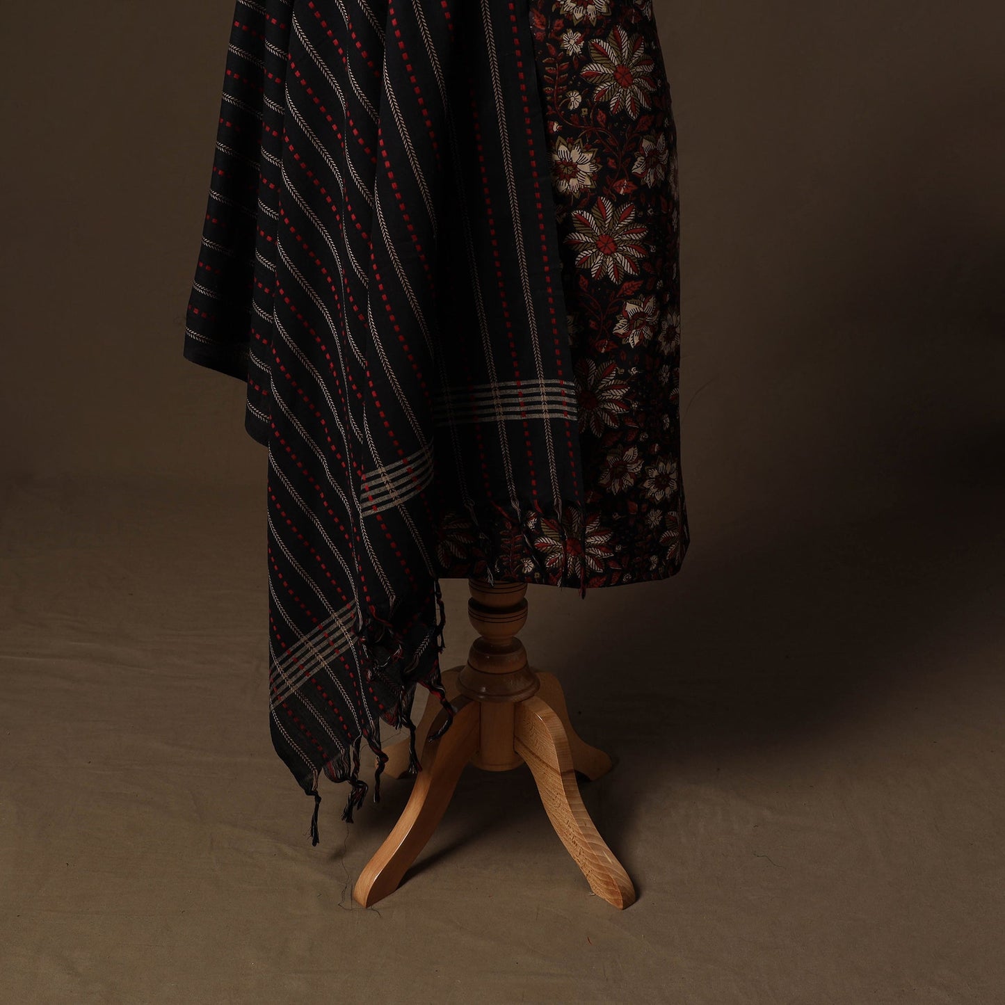 Jahota hand block print natural dyed cotton 2pc unstitched