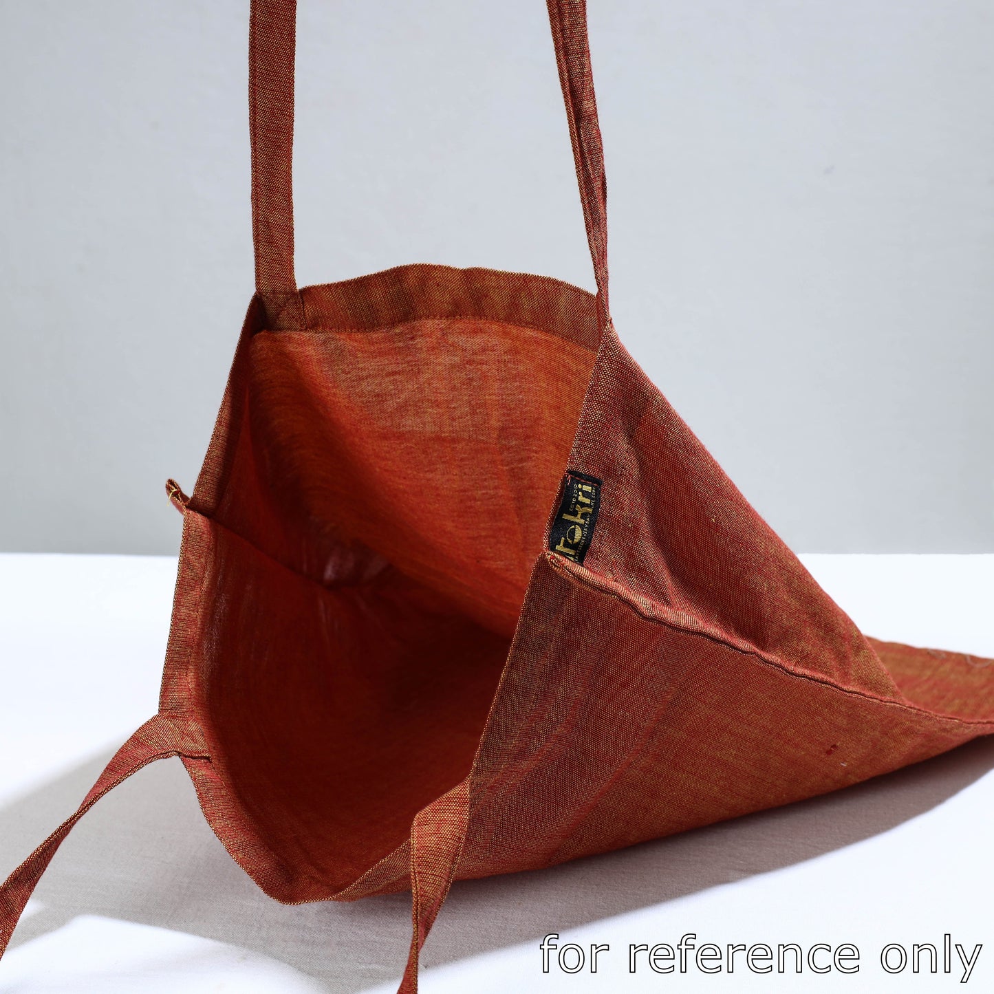 Black Jhiri Pure Handloom Cotton Jhola Bag