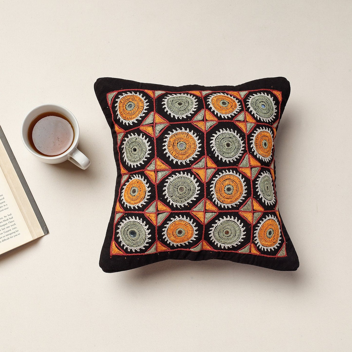 Hand Embroidery Cushion Cover