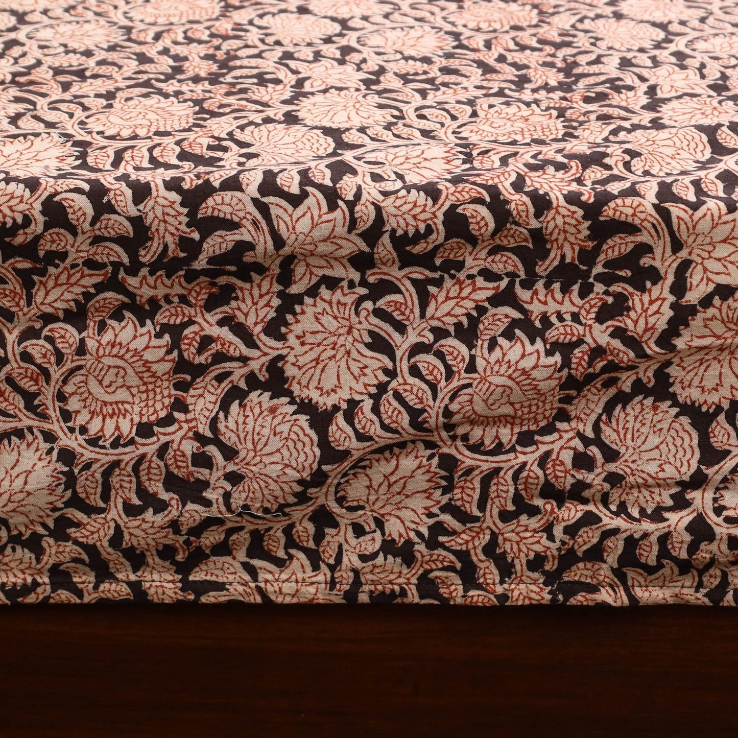 Kalamkari patchwork cotton bedsheet set 30 - handcrafted