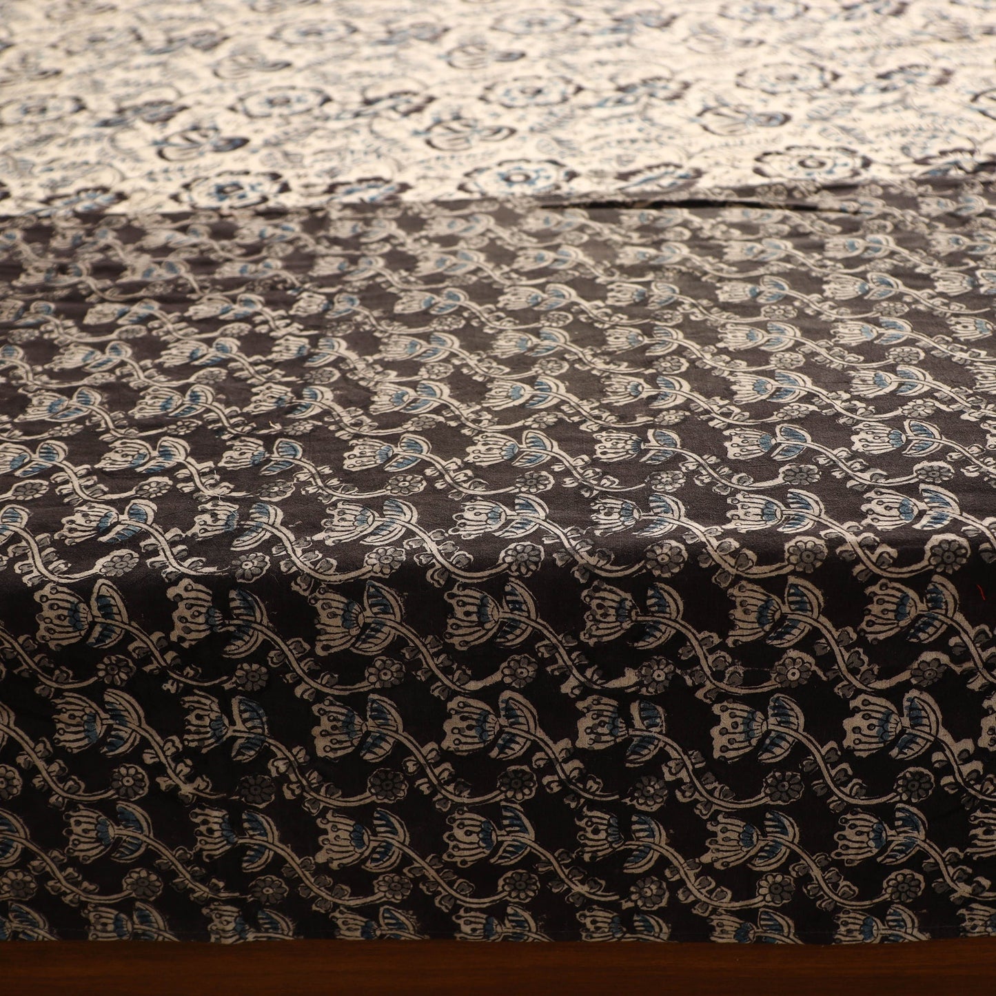 kalamkari double bed cover set