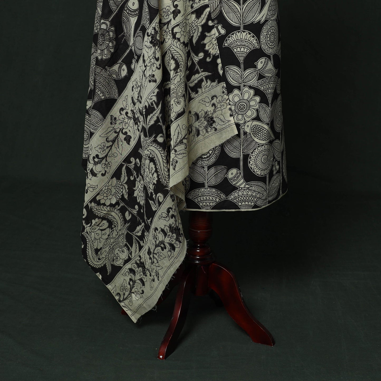 Kalamkari printed cotton 2pc unstitched dress material 16