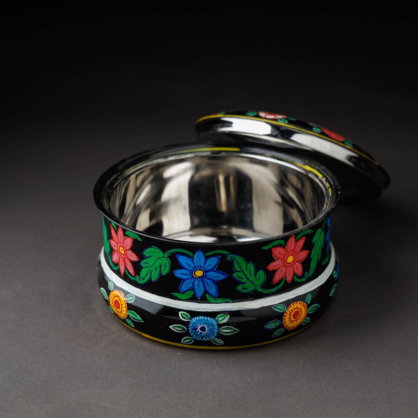Kavad Handpainted Stainless Steel Casserole