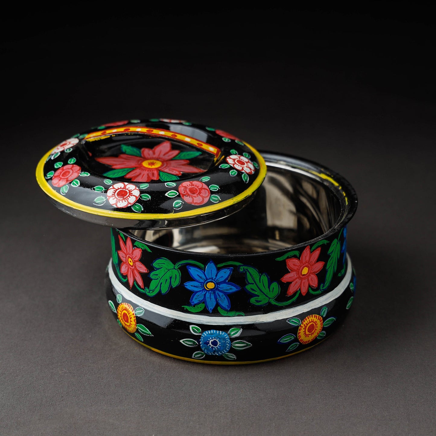 Kavad Handpainted Stainless Steel Casserole