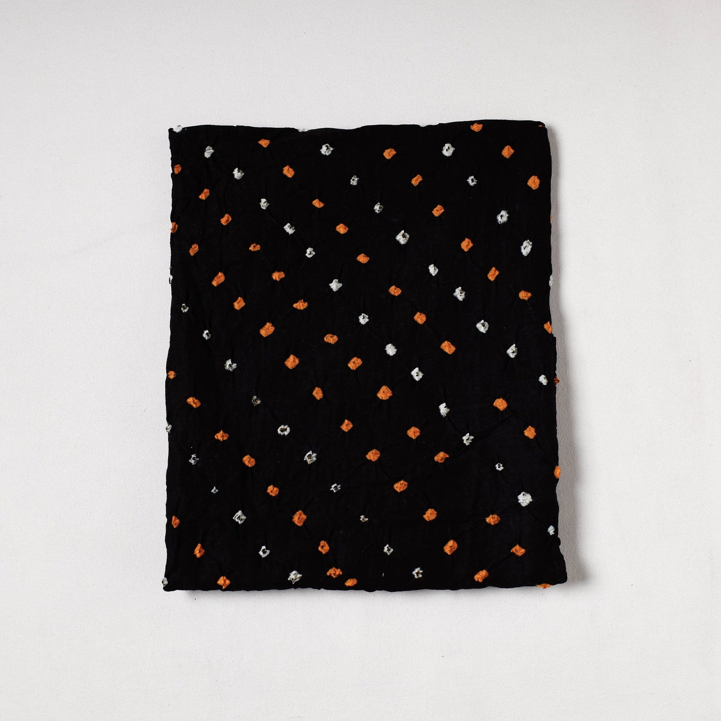 Kutch Bandhani Tie-Dye Mul Cotton Precut Fabric