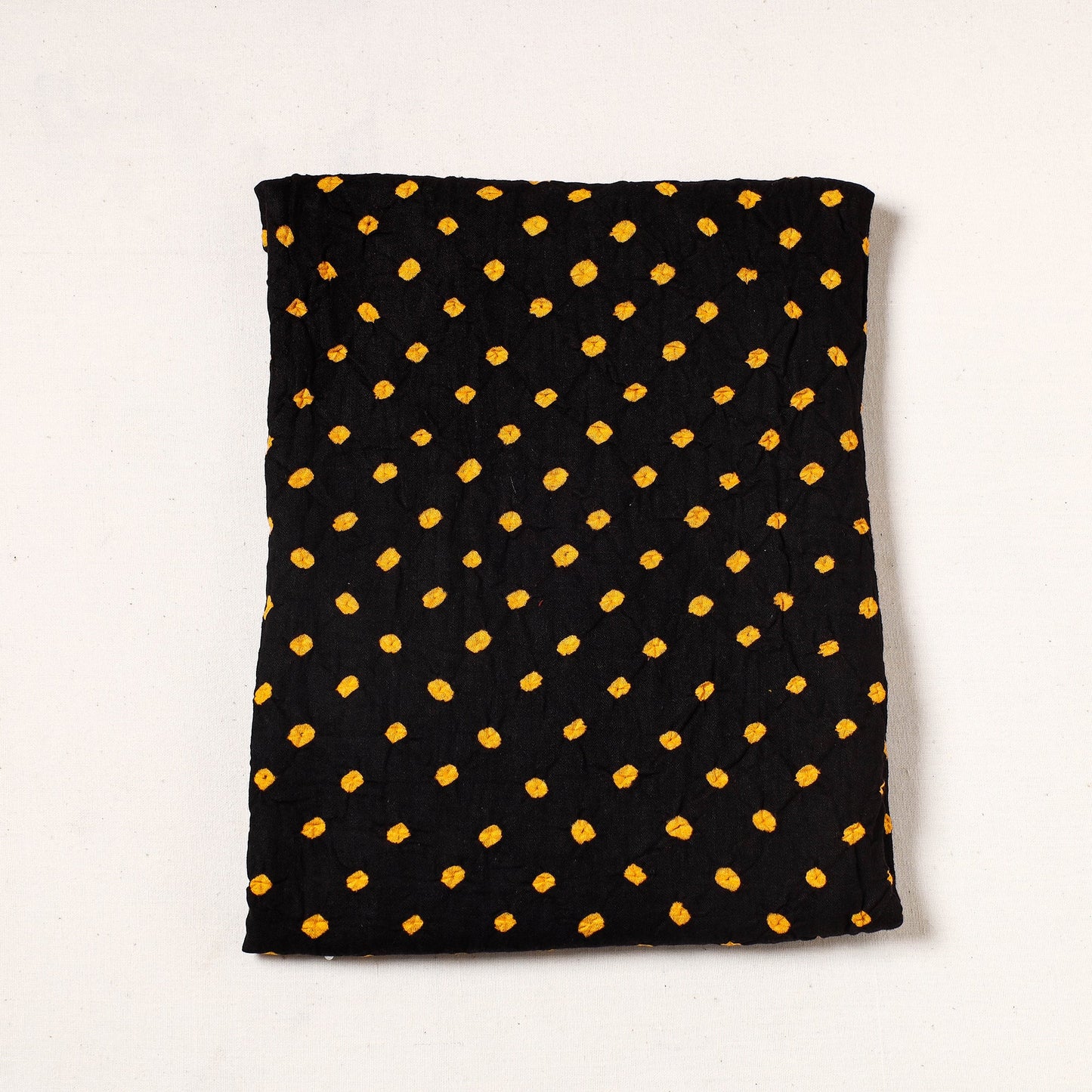 Kutch Bandhani Tie-Dye Satin Cotton Precut Fabric