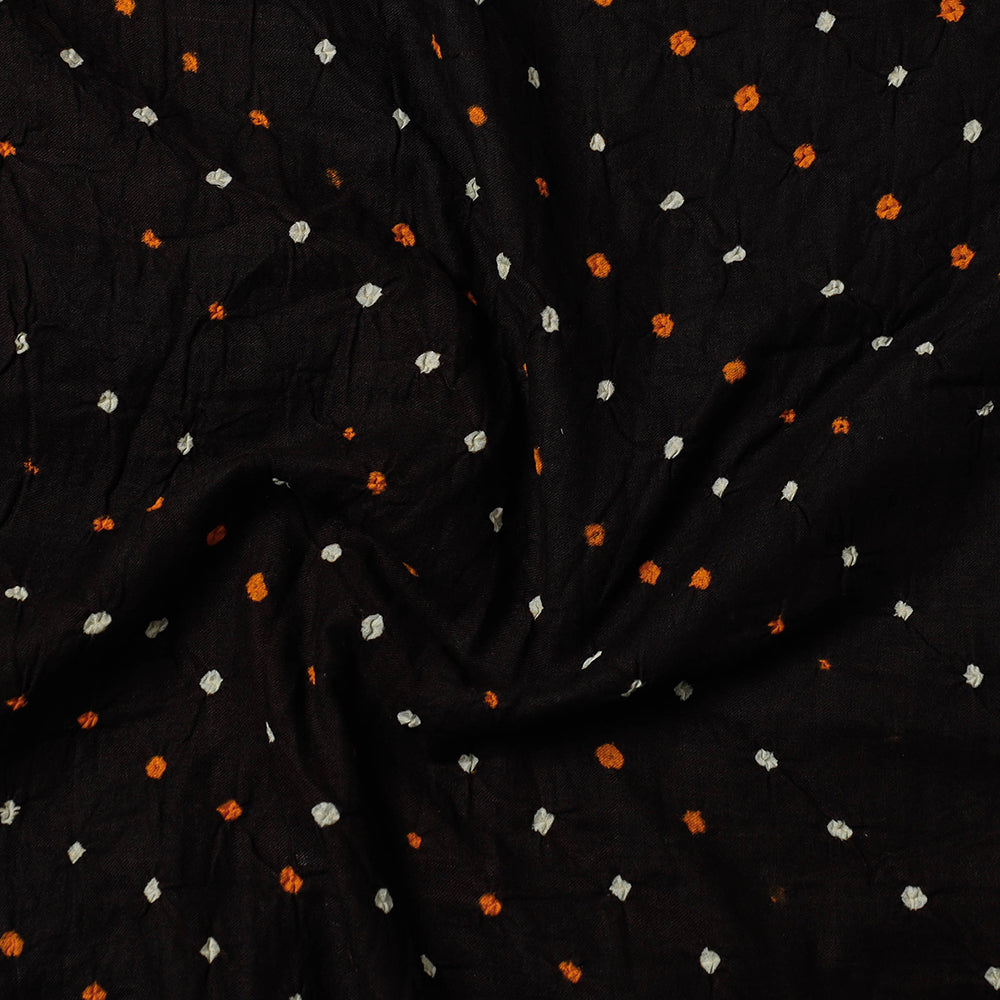 Kutch Bandhani Tie-Dye Soft Cotton Precut Fabric