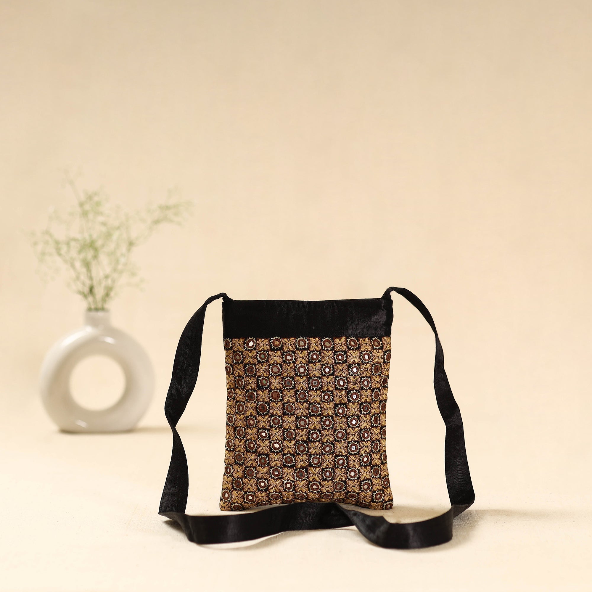 Multicolor - Kutch Neran Hand Embroidered Coin Pouch 175