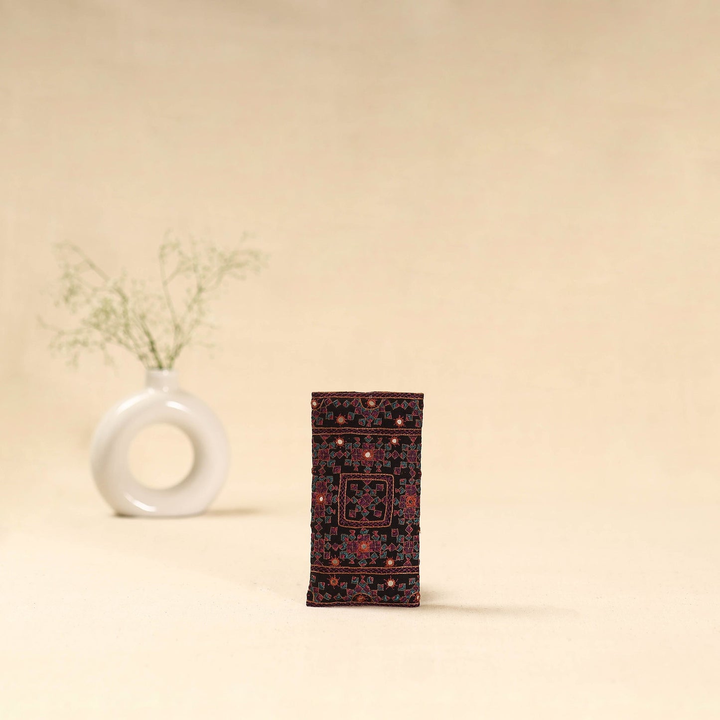 Kutch neran hand embroidered spectacle pouch 233