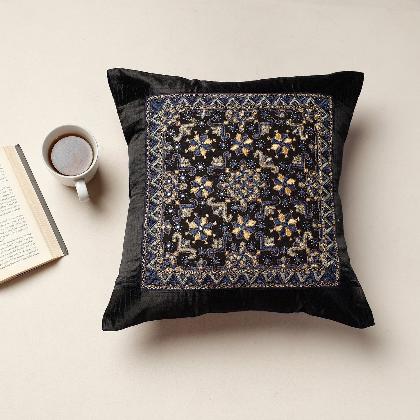 Kutch Embroidery Cushion Cover