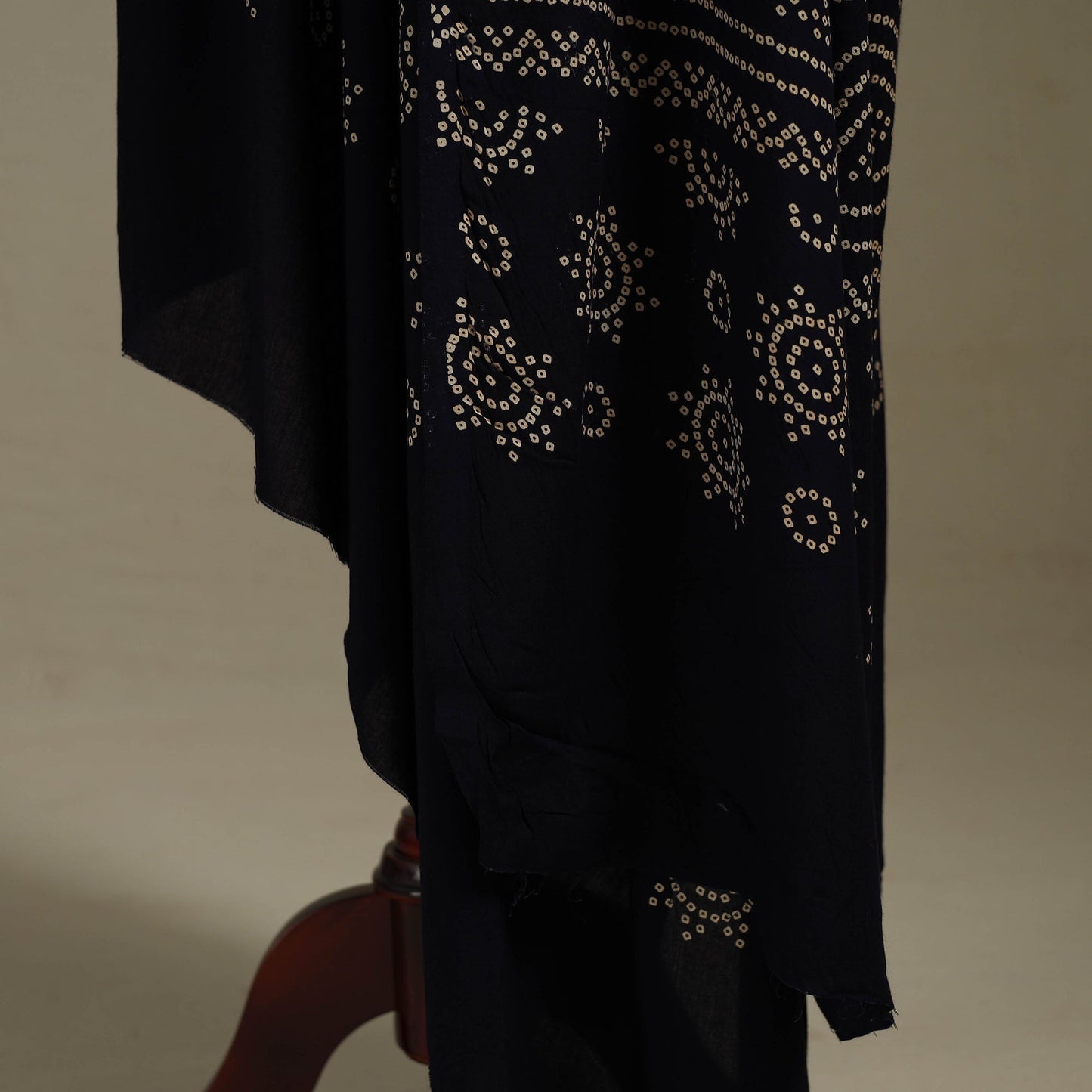 Kutch printed rayon dupatta 46 - handcrafted