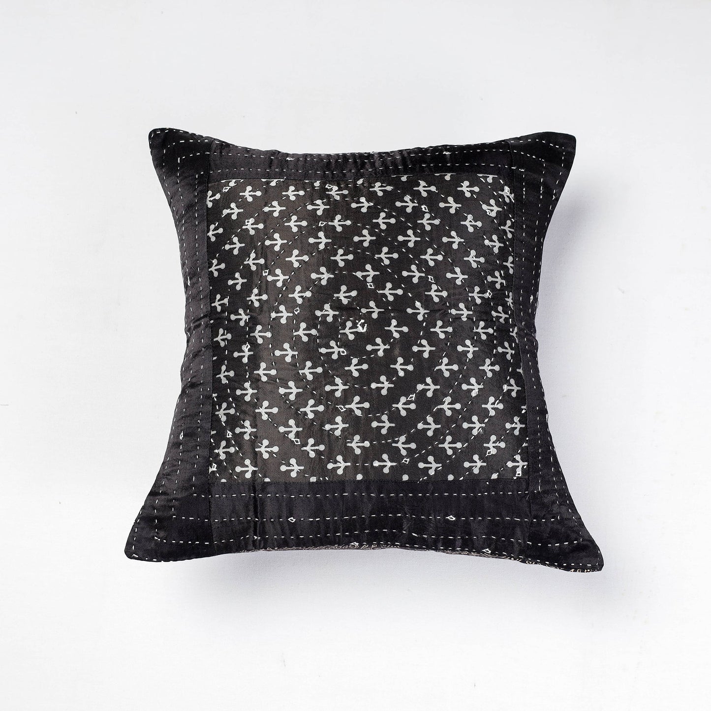 Kutch Tagai Embroidery Mashru Silk Cushion Covers