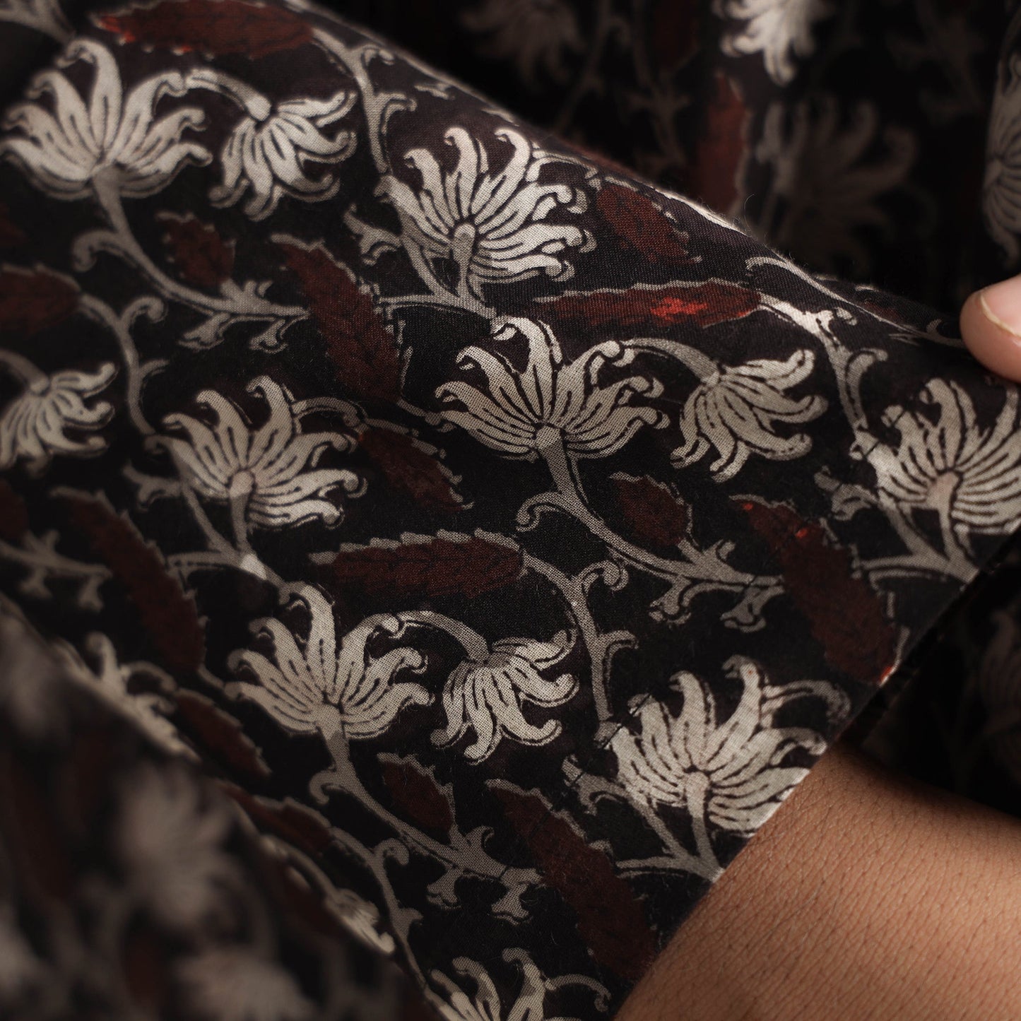 Bagru Block Printed Cotton Men Short Kurta