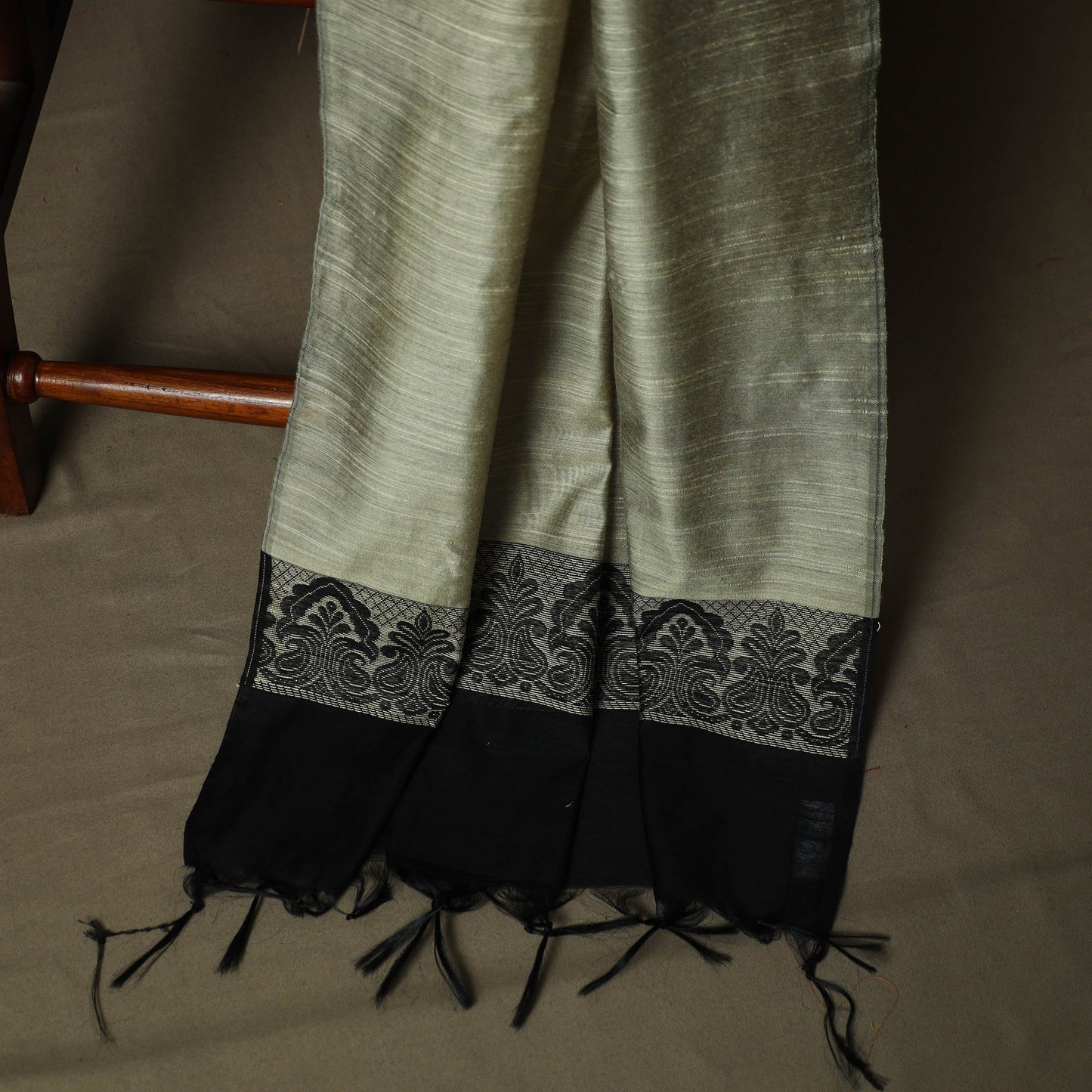 Mangalagiri silk cotton thread work 3pc unstitched dress