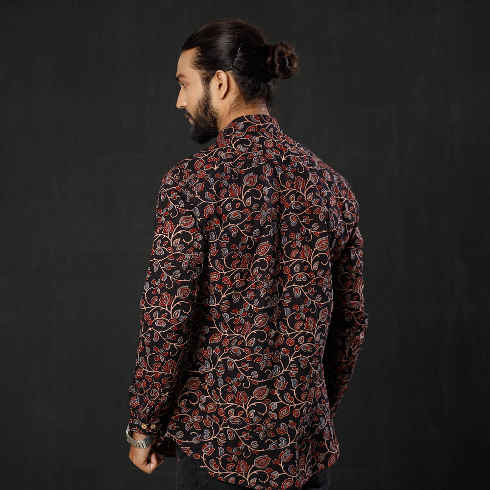 iTokri Casuals - Ajrakh Printed Cotton Men Full Sleeve Shirt
