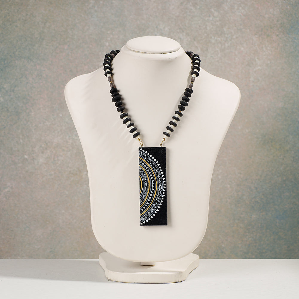 miniature handpainted necklace