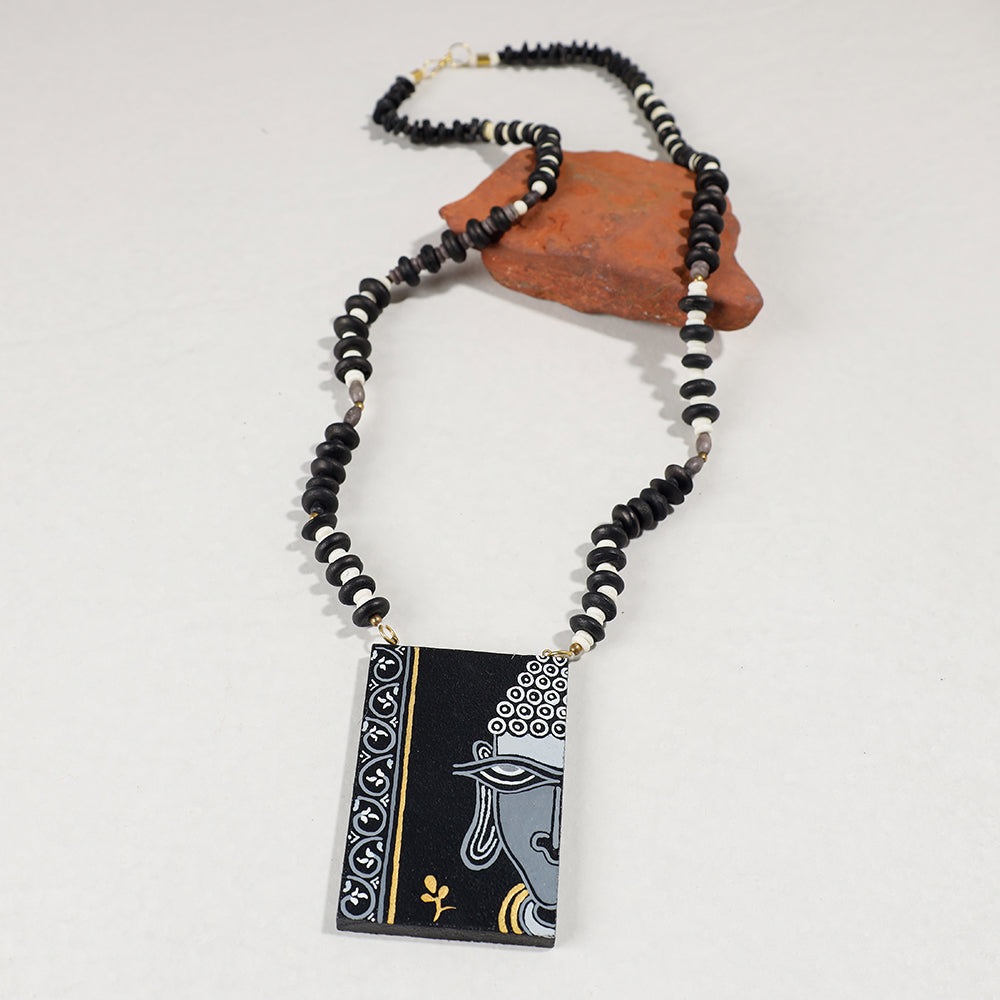 miniature handpainted necklace