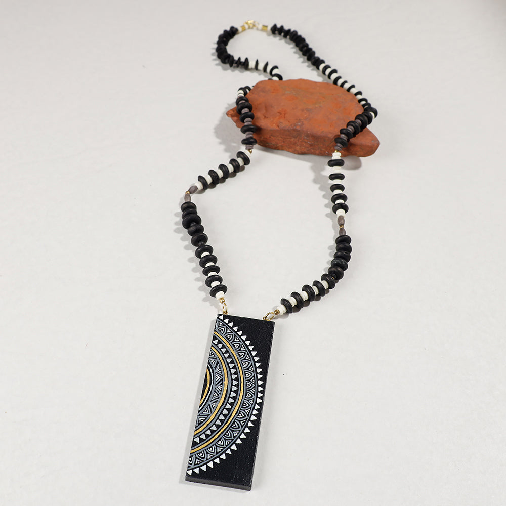 miniature handpainted necklace