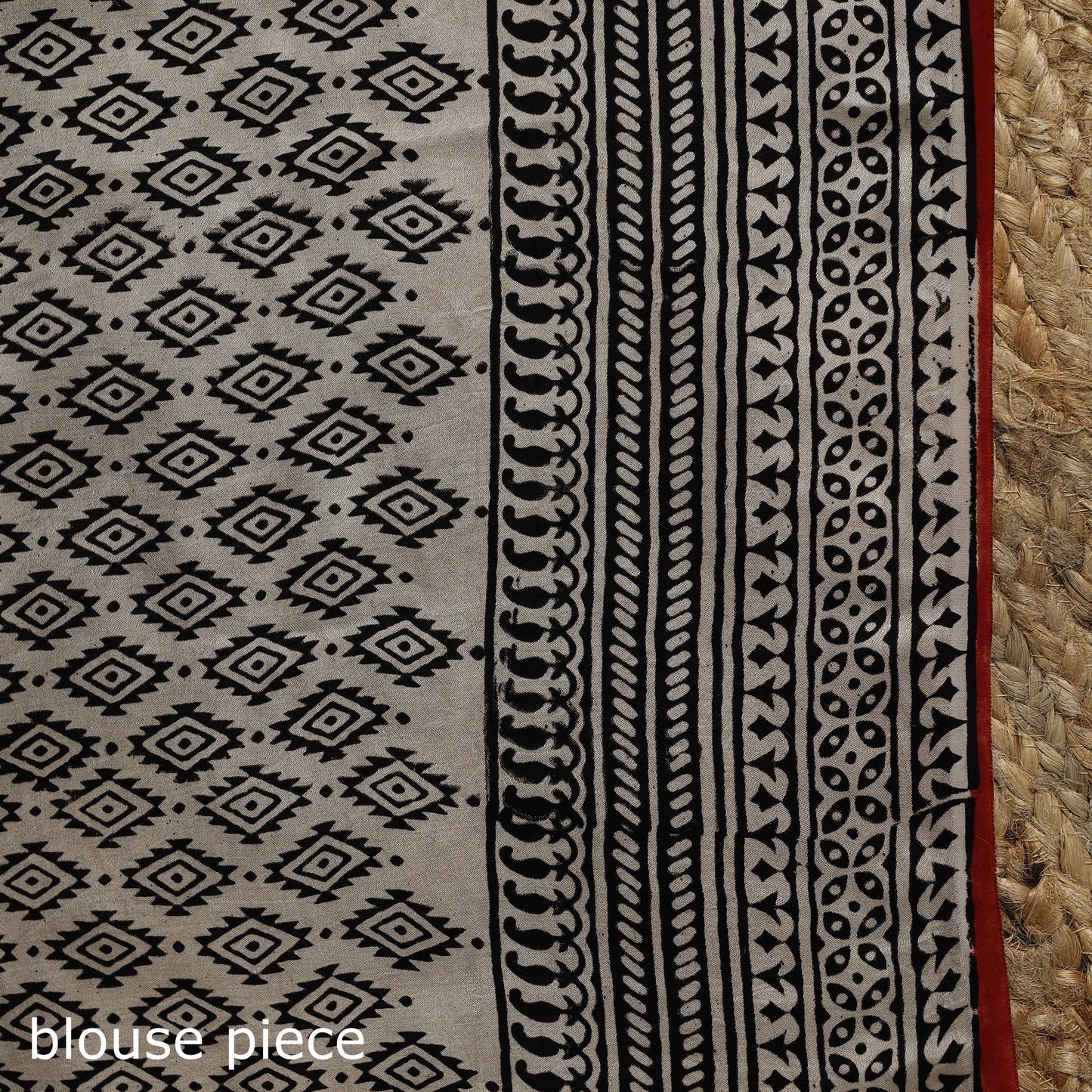 Modal silk hand bagru saree 38 - handcrafted