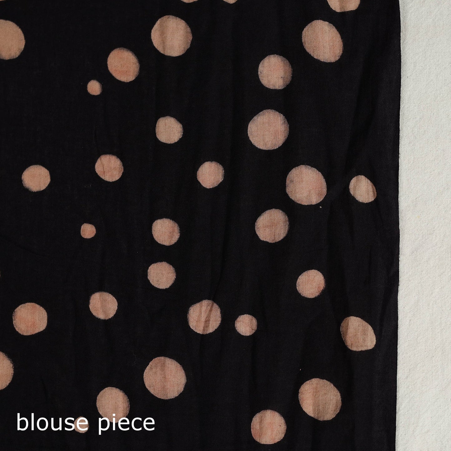 Buy Black Mul Cotton Block Print Ajrakh Saree