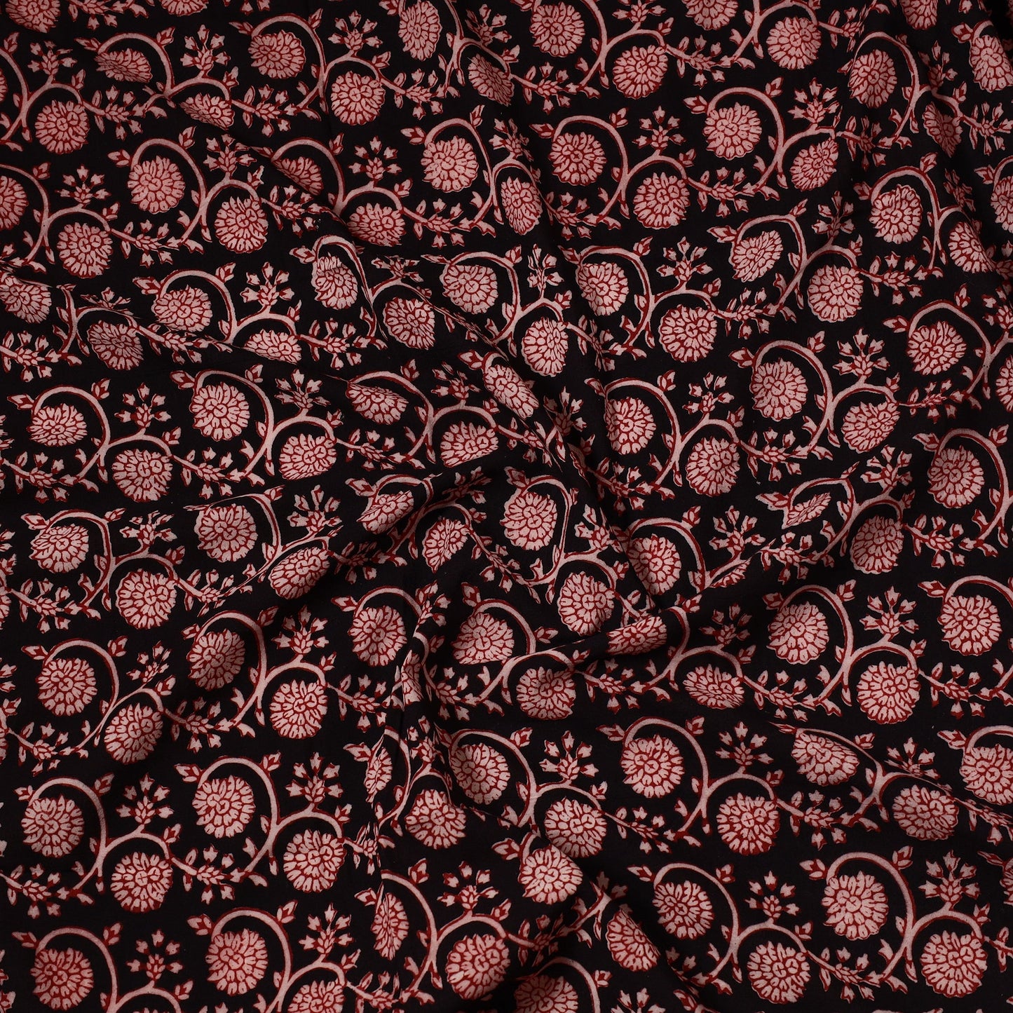 Bagh Block Printed Cotton Precut Fabric (1 Meter) 26