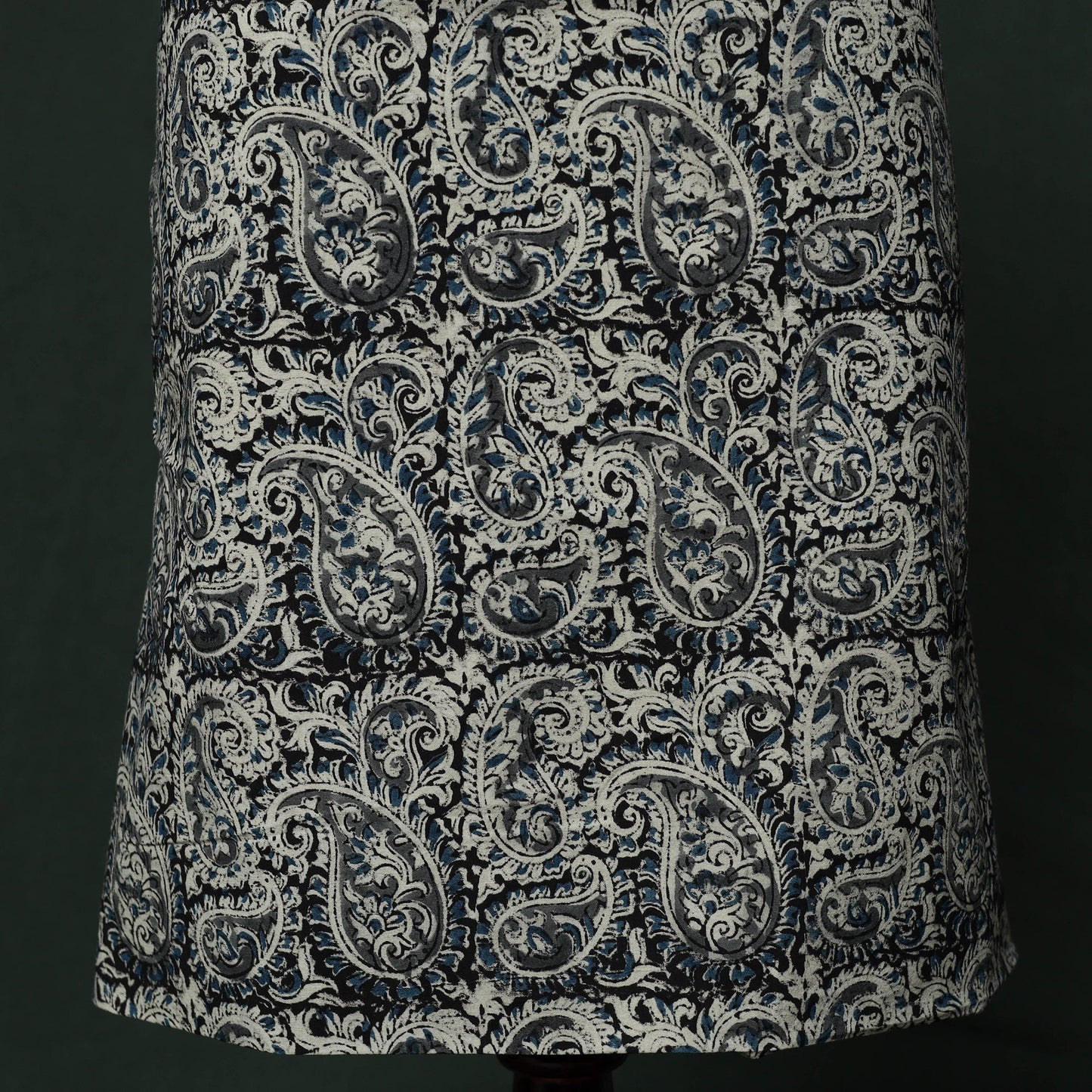 Natural dyed block print cotton pedana kalamkari 2pc