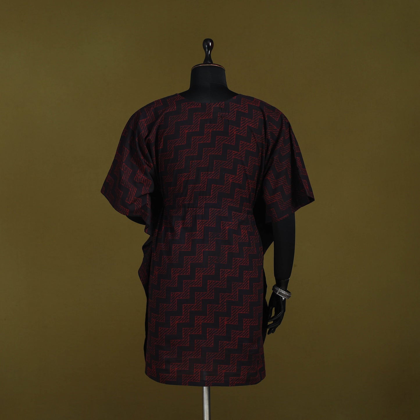 Natural dyed hand akola cotton medium kaftan 86