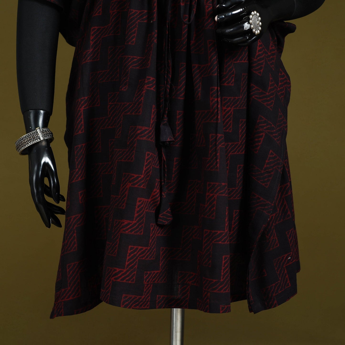 Natural dyed hand akola cotton medium kaftan 93