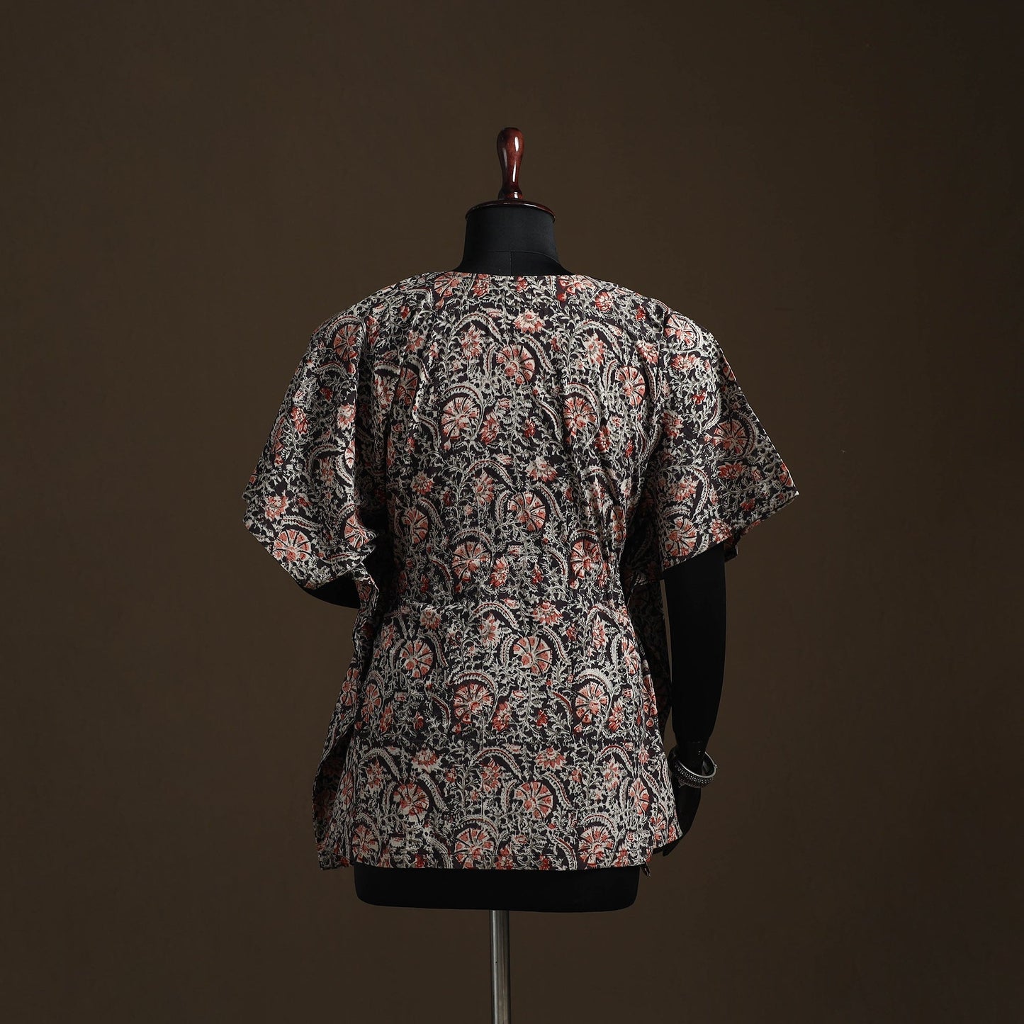 Natural dyed hand block kalamkari print patchwork cotton