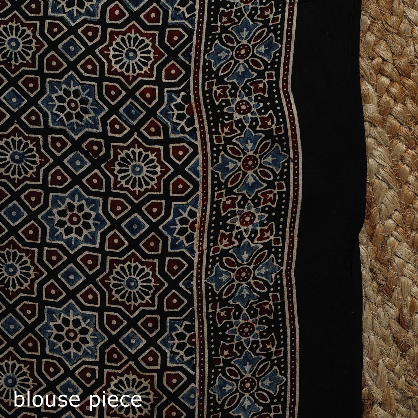 Natural dyed hand modal silk saree with tassels 08