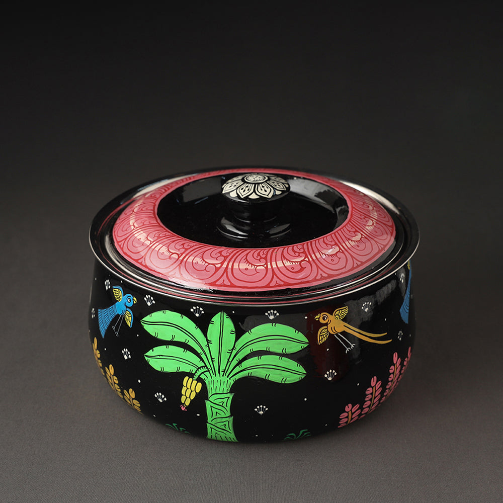 Odisha Pattachitra Painting Stainless Steel Toral Khalbatta Dholak