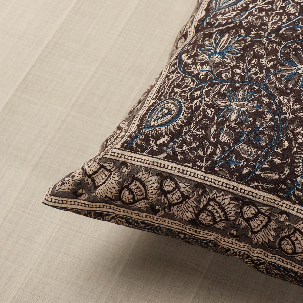 Original Pedana Block Print Cotton Kalamkari Cushion Cover