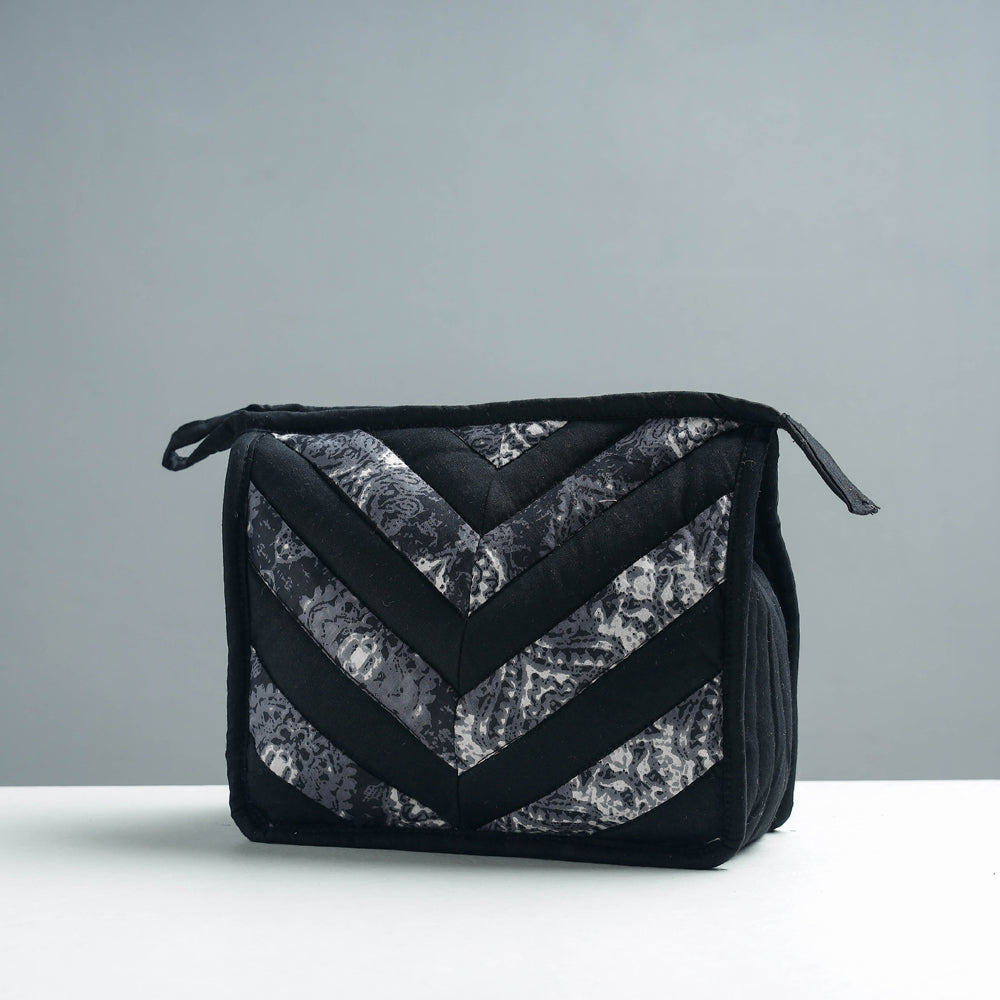 Patchwork Quilted Multipurpose Toiletry Bag