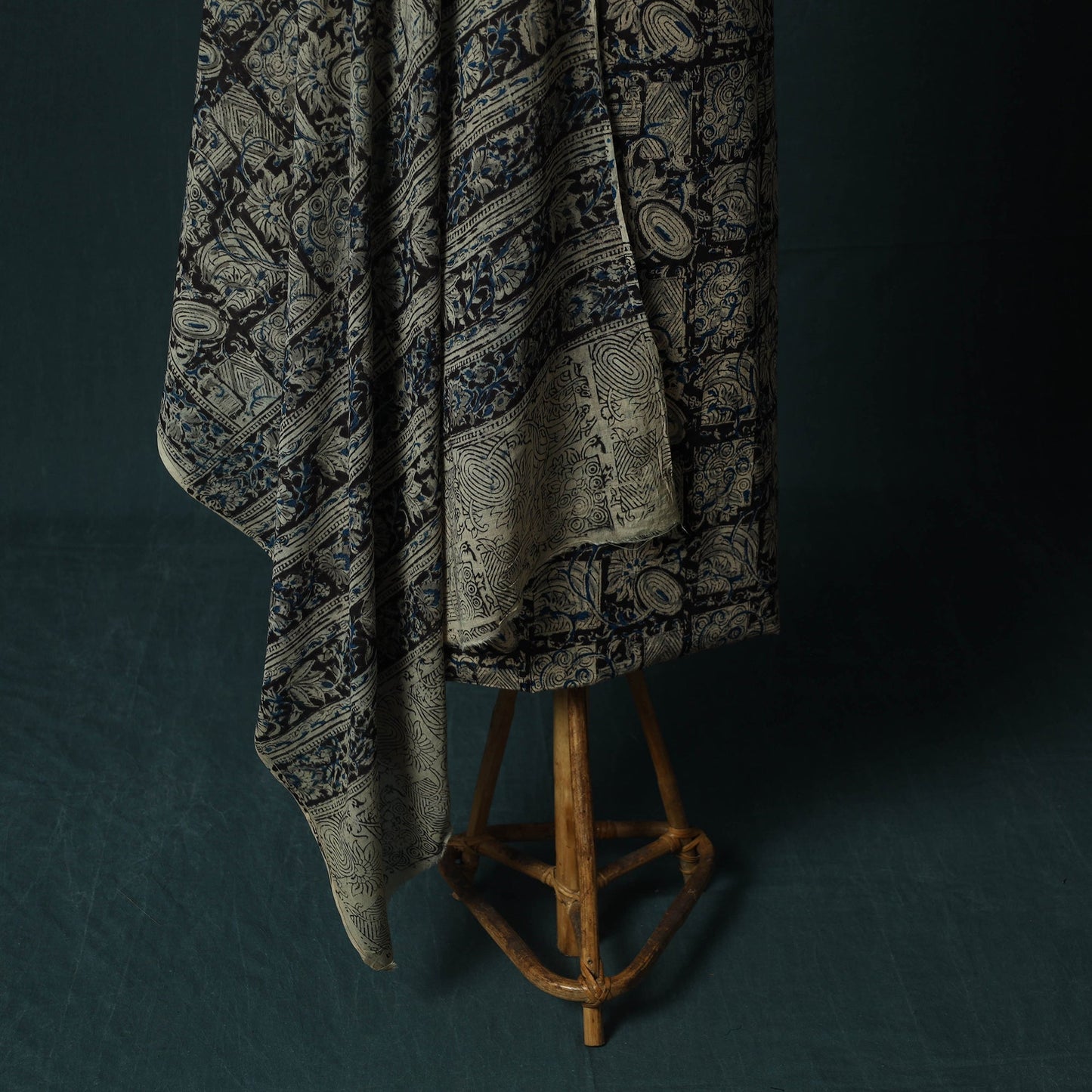 Pedana hand block print natural dyed cotton kalamkari 2pc