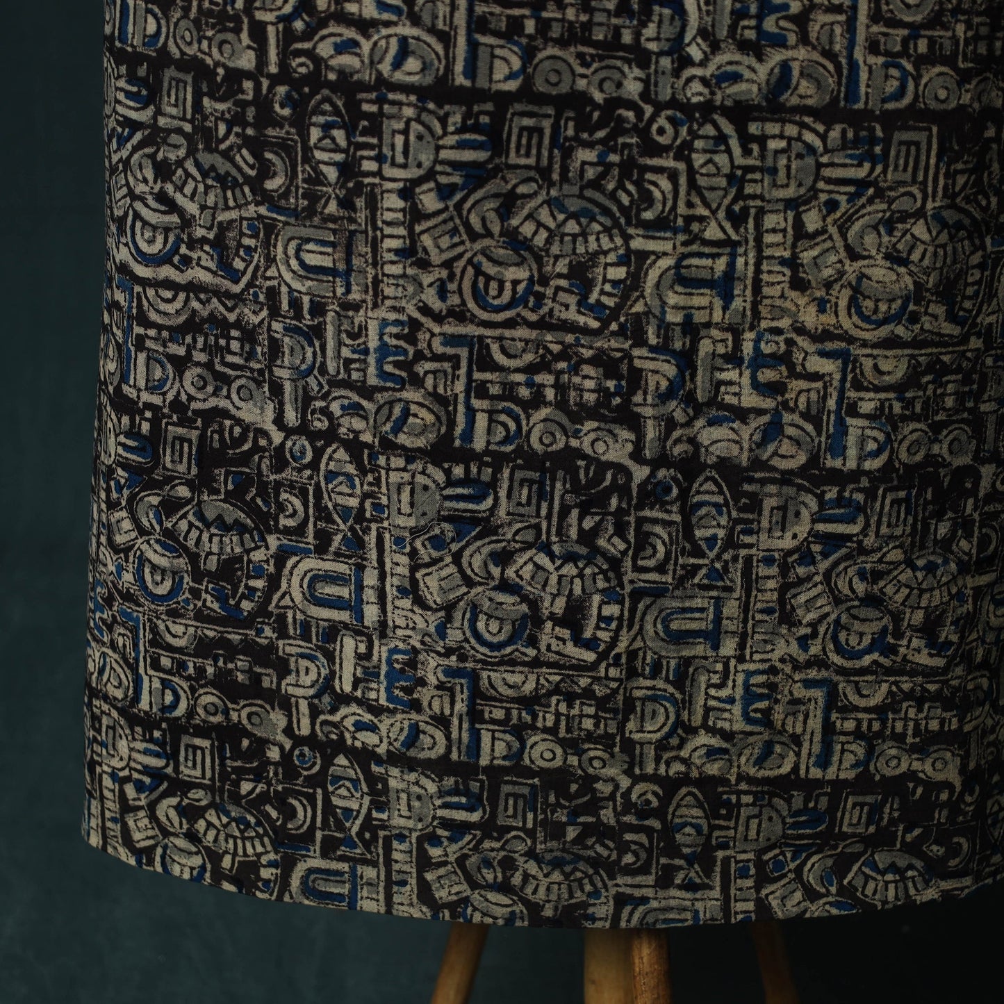 Pedana hand block print natural dyed cotton kalamkari 2pc