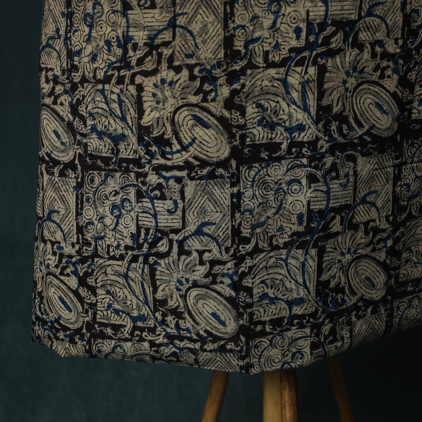 Pedana hand block print natural dyed cotton kalamkari 2pc