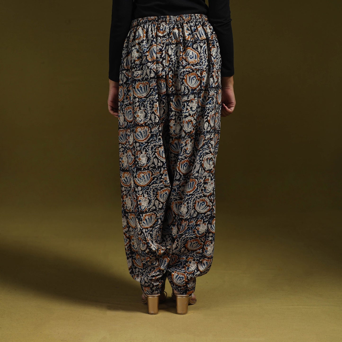 Pedana hand natural dyed cotton kalamkari salwar 10