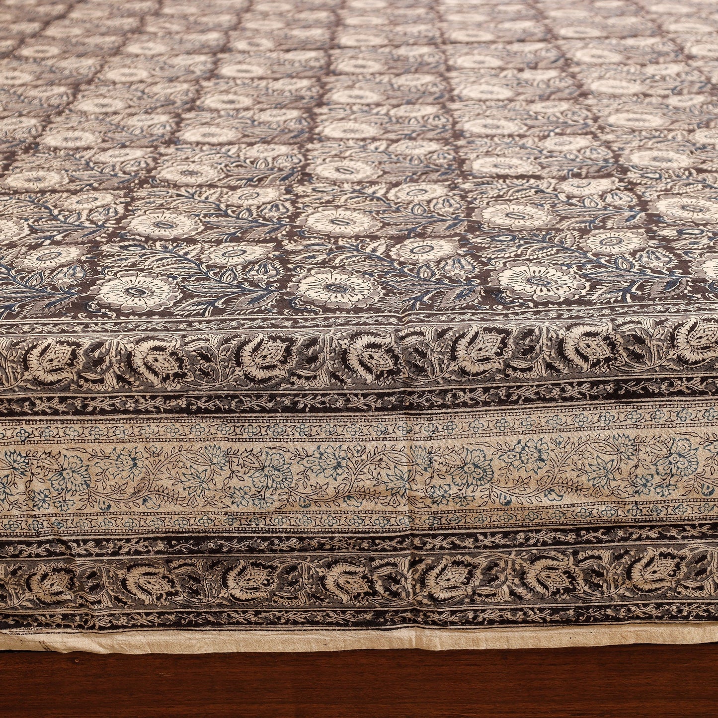 kalamkari double bed cover