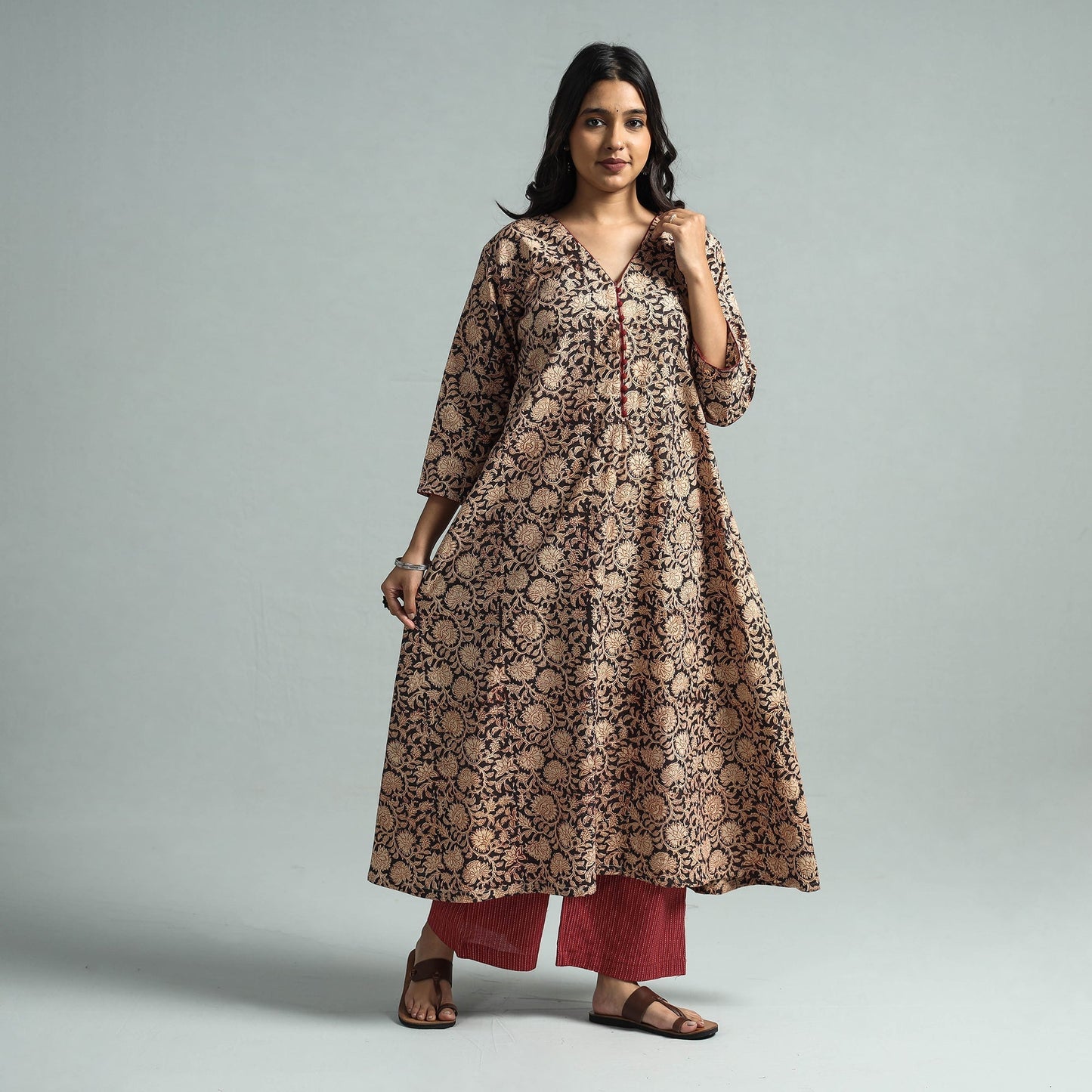 Kalamkari Kurta with Palazzo Set