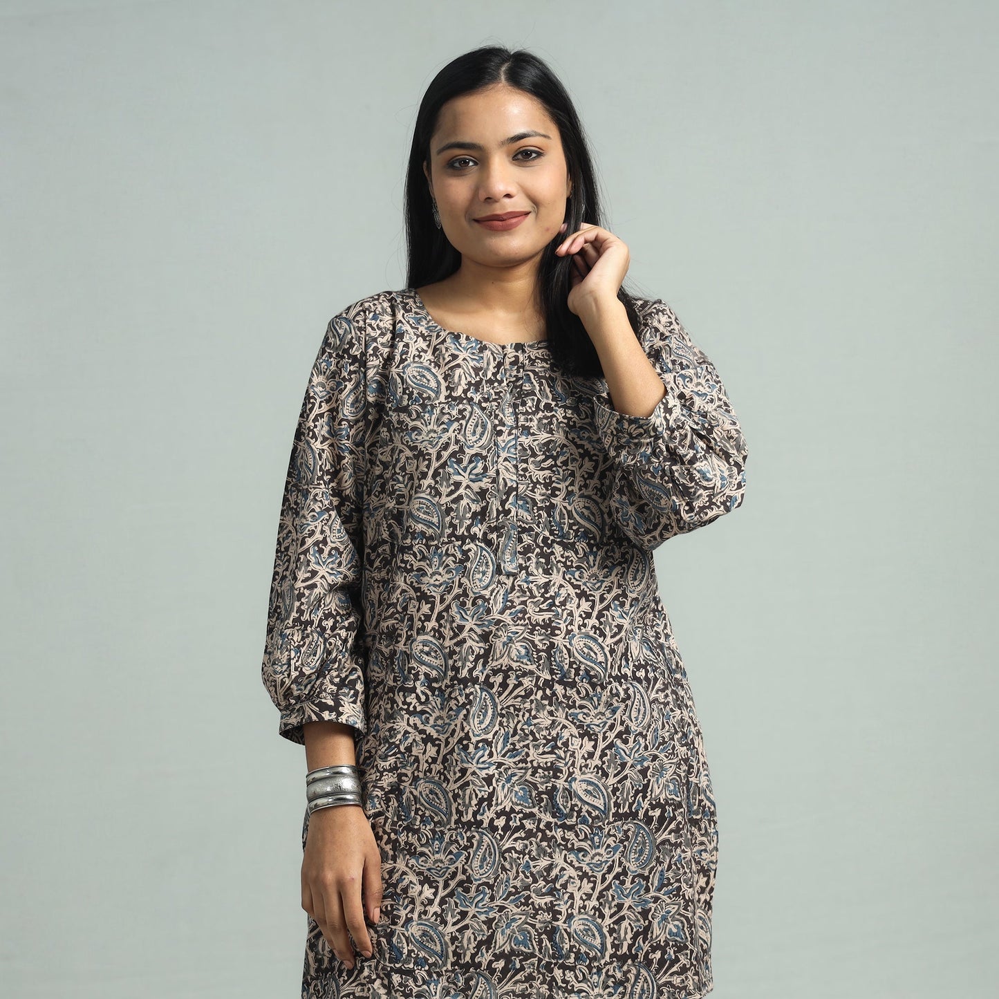 Buy Pedana Kalamkari Block Printed Cotton Co-Ord Set Online at iTokri.com