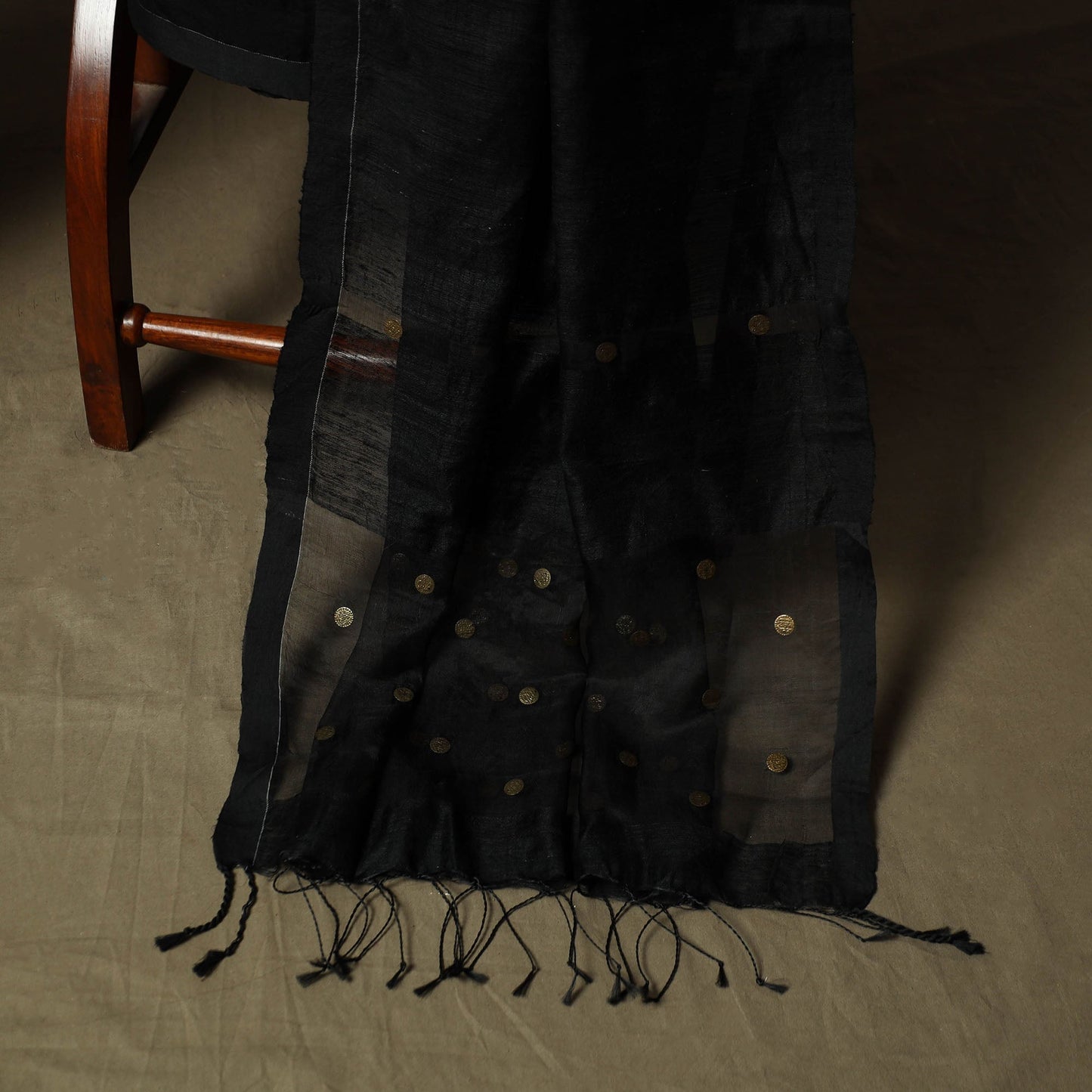 Phulia jamdani handloom woven ginni work matka silk 3pc
