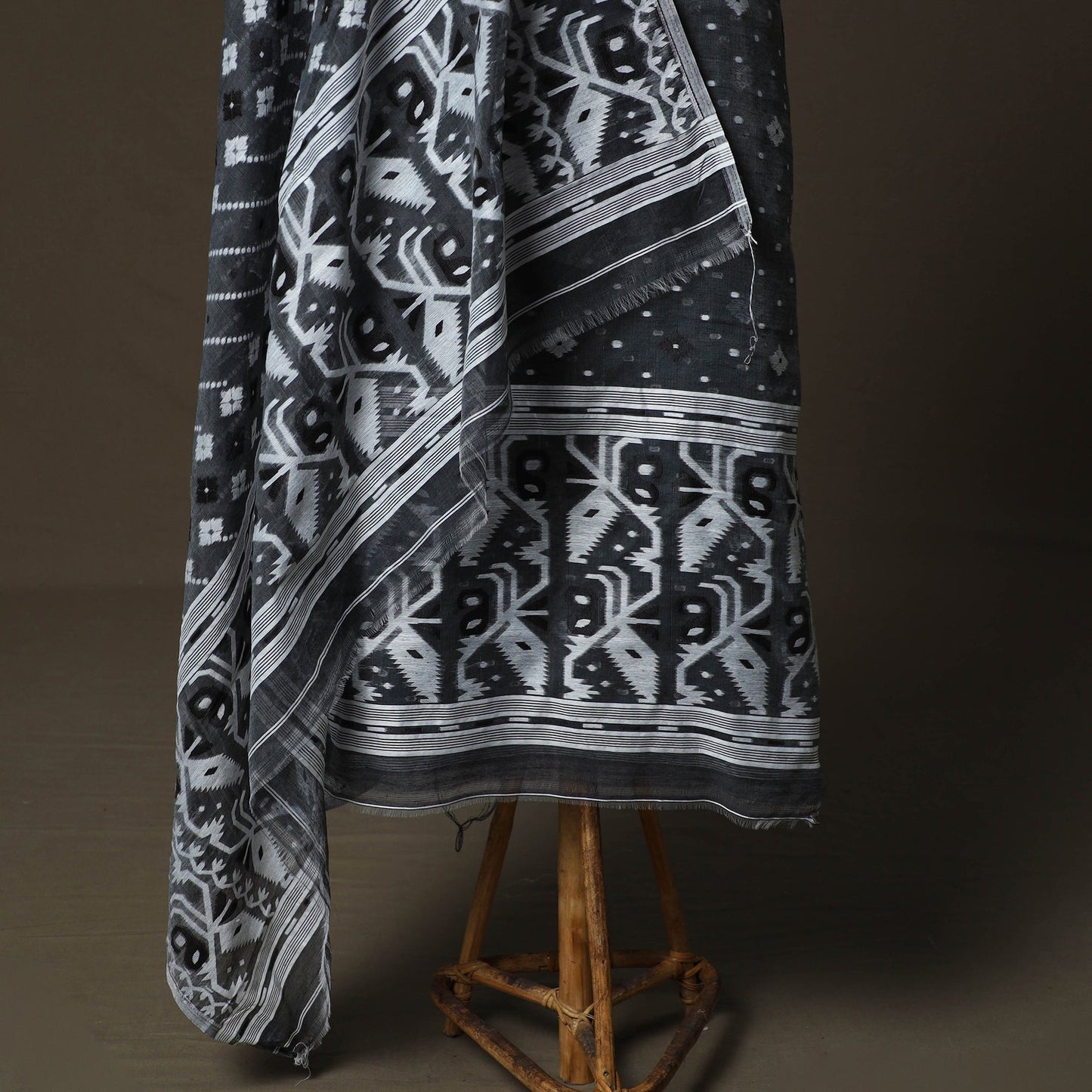 Phulia jamdani silk cotton 2pc unstitched dress material 01