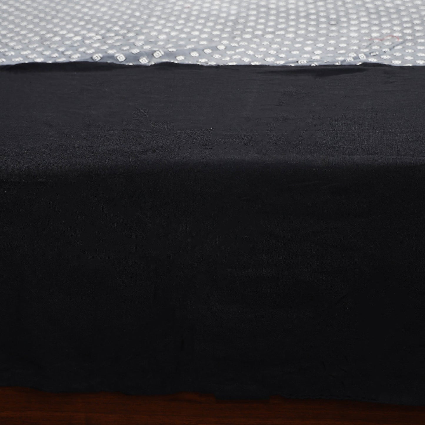 Plain Cotton Double Bedcover with Block Print Patchwork Online at iTokri.com