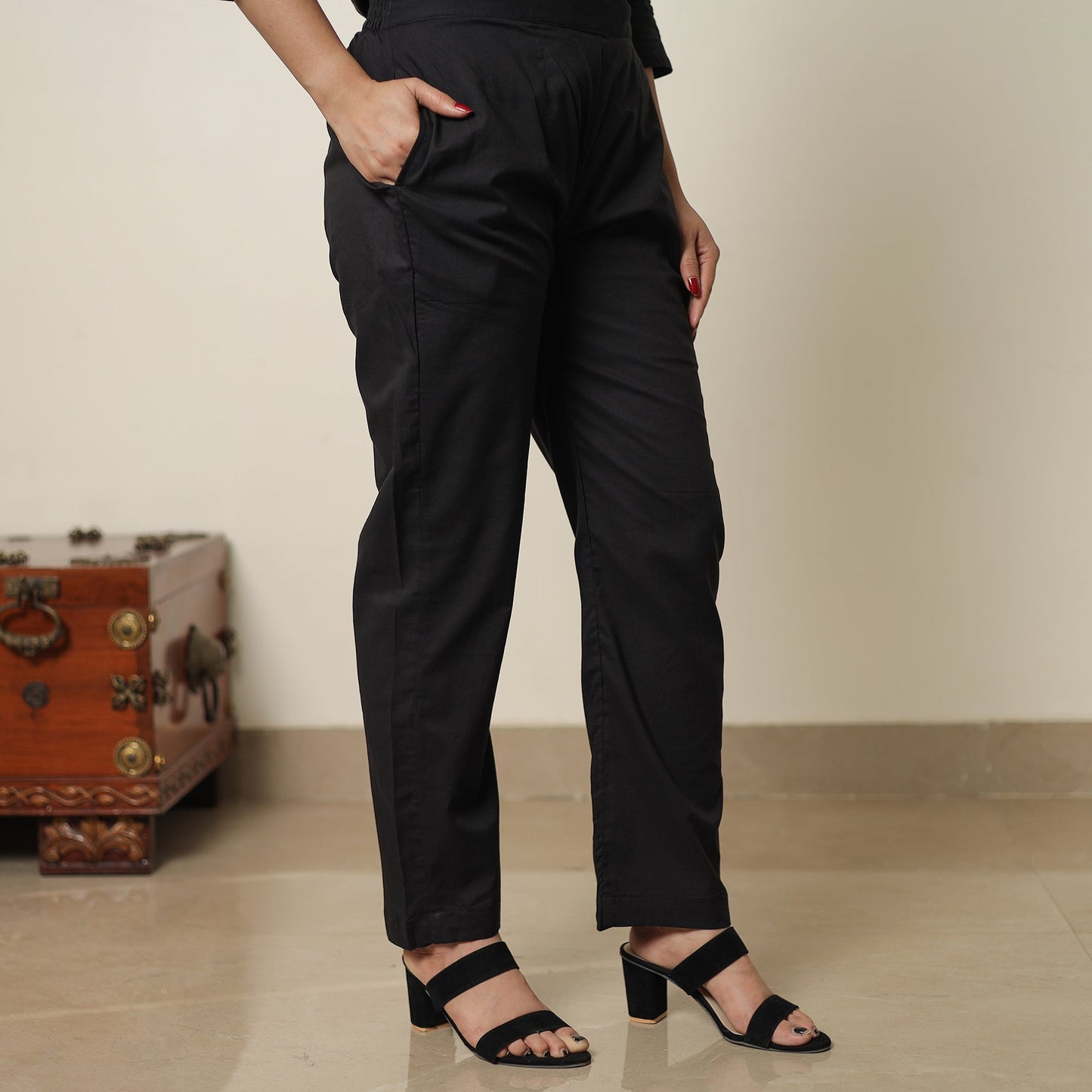 Plain Dyed Cotton Co-Ord Set 05