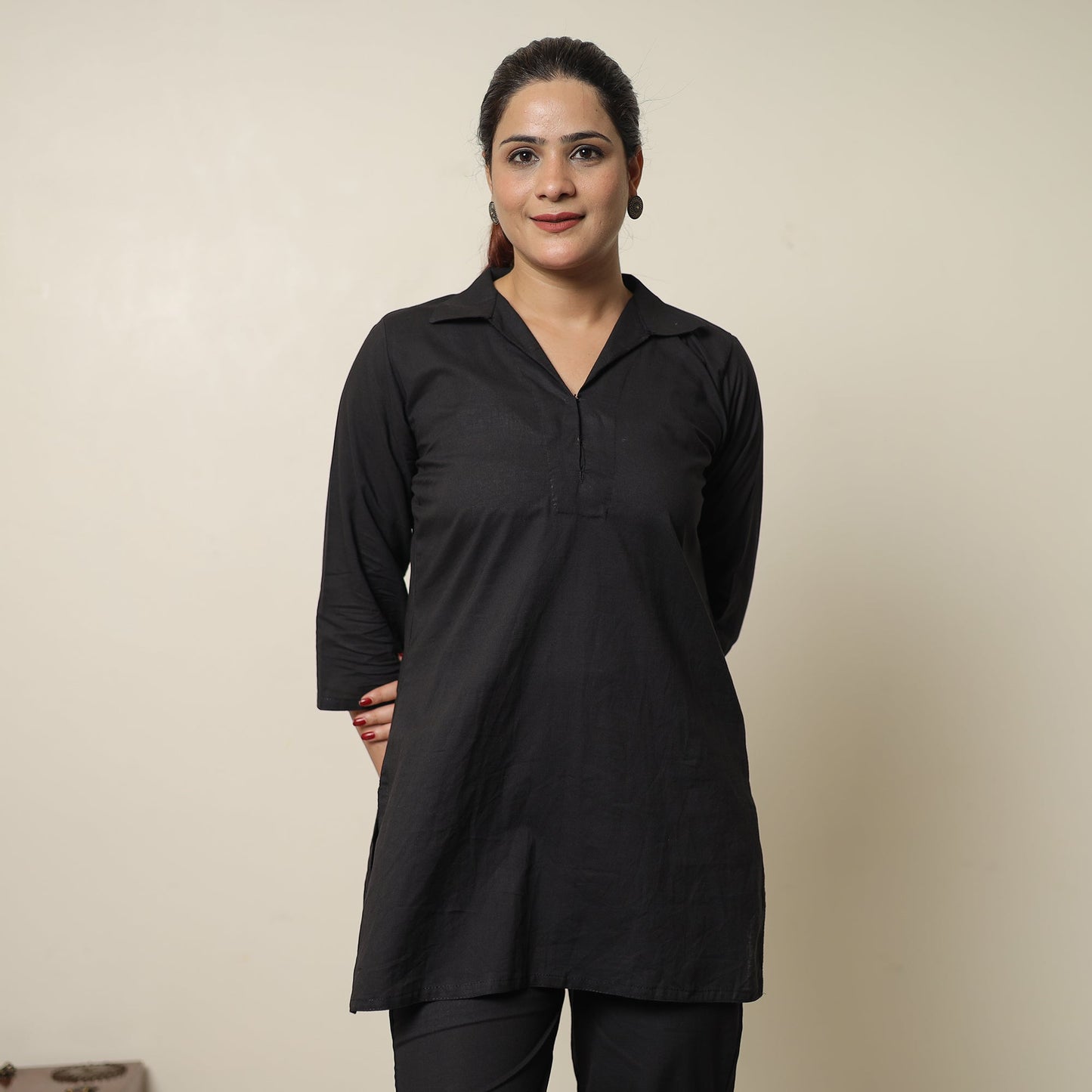 Plain Dyed Cotton Co-Ord Set 05