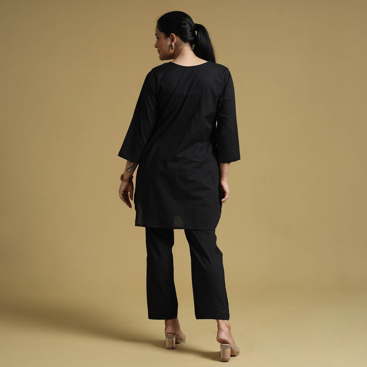 Plain Dyed Cotton Co-Ord Set Online at iTokri.com