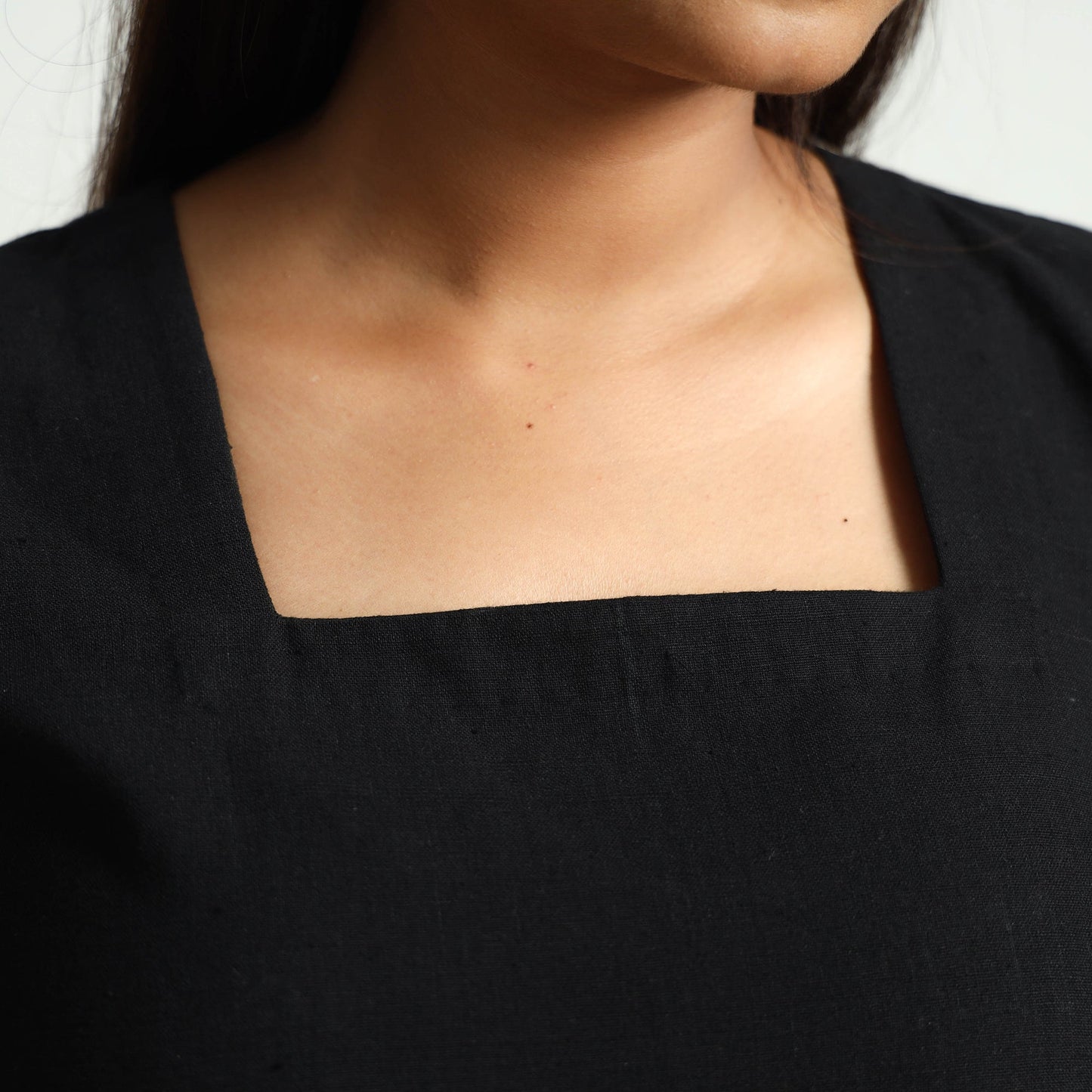 Plain Handloom Cotton Dress